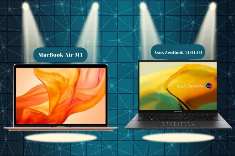 So sánh Asus Zenbook và Macbook Air về thiết kế