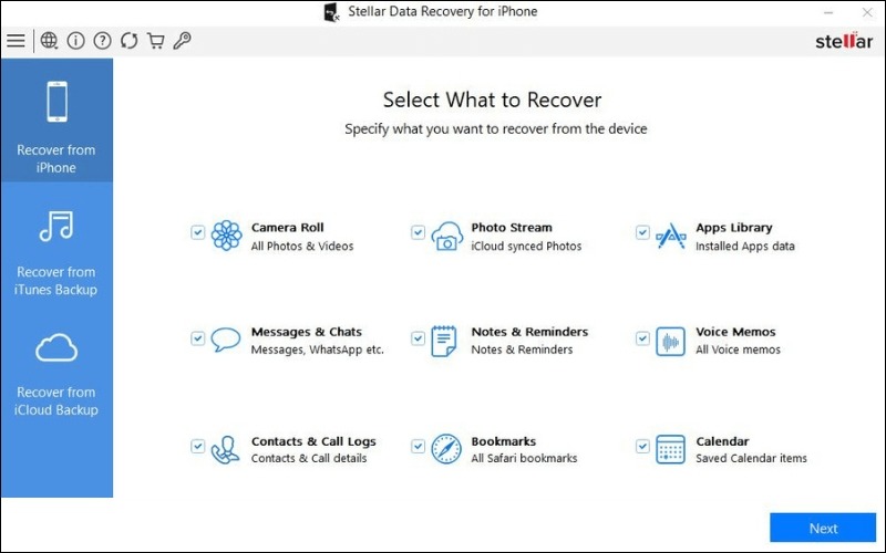 Lấy lại ảnh đã xoá trên iPhone bằng PhoneRescue