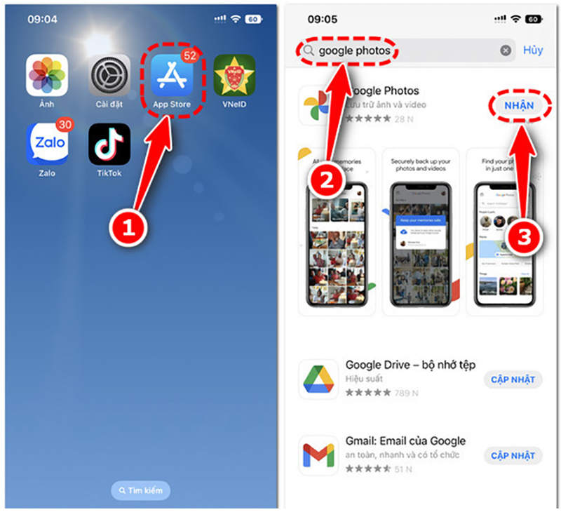 xoá ảnh trên iphone thì icloud còn không