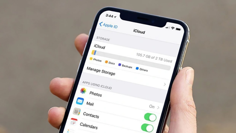 xoá ảnh trên iphone thì icloud còn không