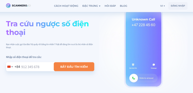 Xác định vị trí số điện thoại qua công cụ GPS online