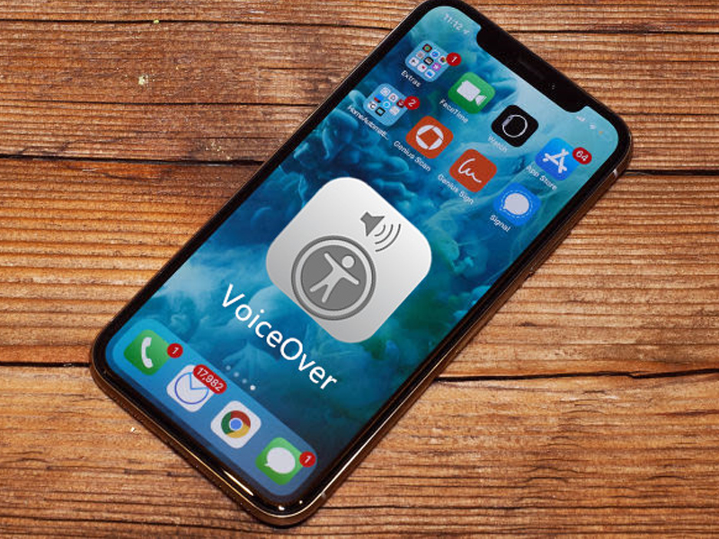 không tắt được voiceover trên iphone