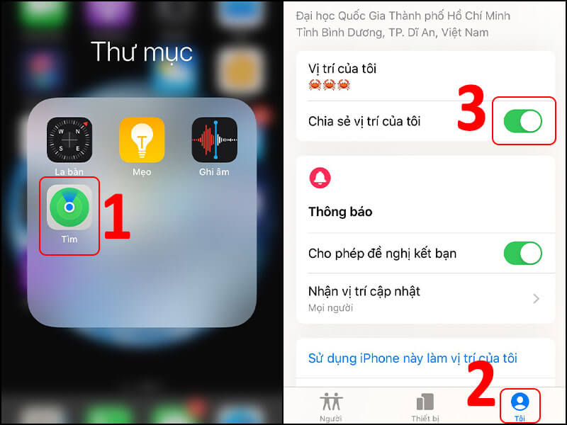 Định vị bằng iPhone của chồng bằng Find My iPhone