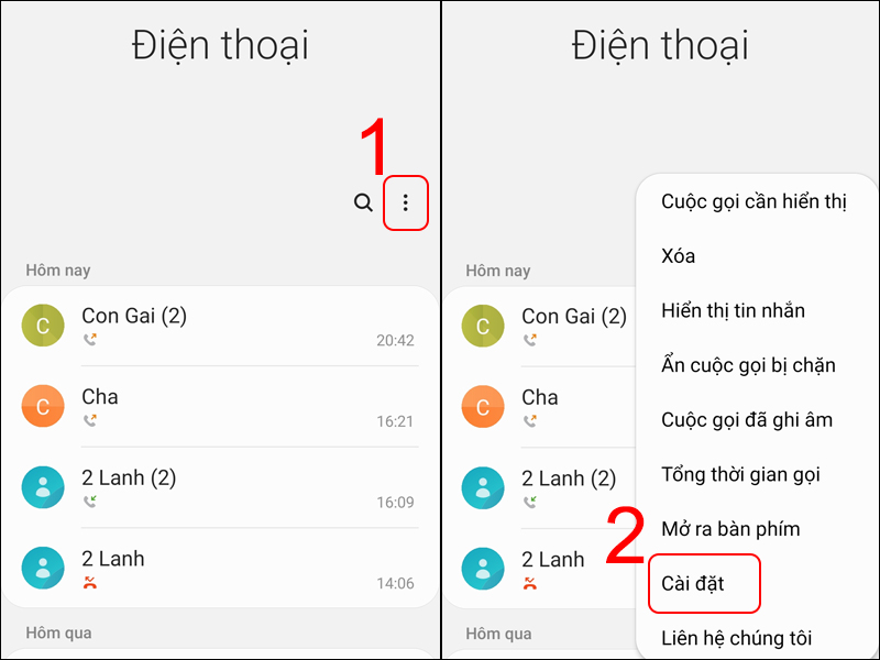 Sử dụng tính năng ghi âm có sẵn trên máy