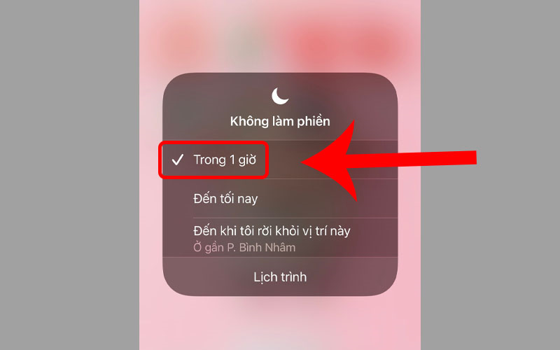 tắt chế độ không làm phiền trên iPhone