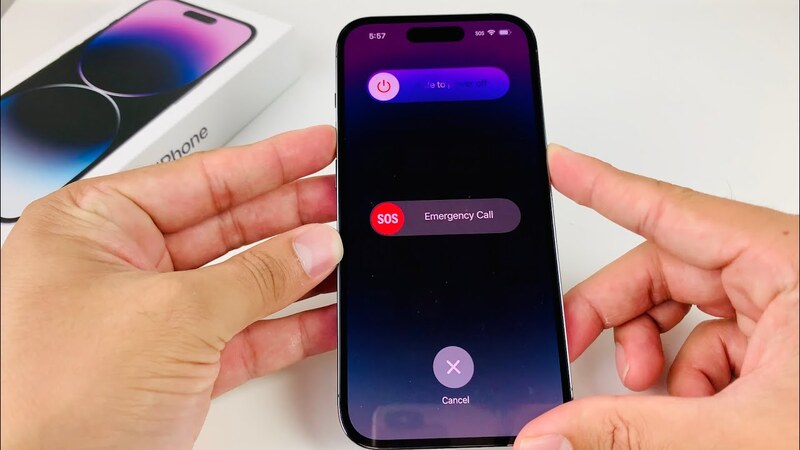 Cách tắt nguồn iPhone 14 bằng nút home ảo