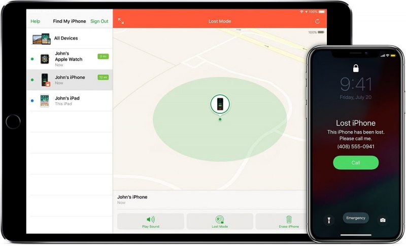 Bật tính năng Find My iPhone