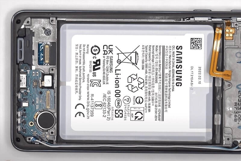 đánh giá Samsung Galaxy A73 5G thời gian sử dụng pin lâu