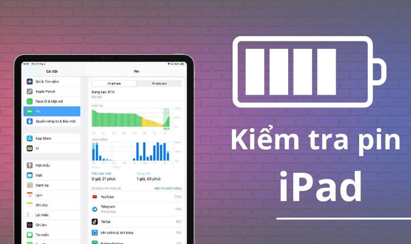 Tiến hành kiểm tra ngay trên thiết bị iPad