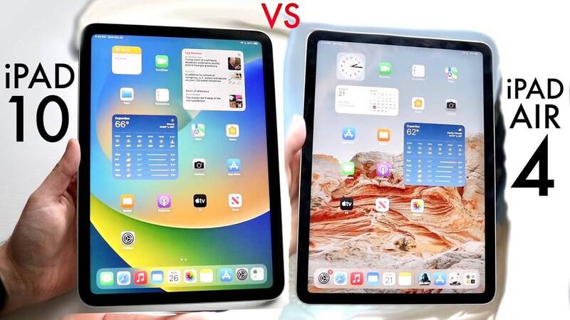 So sánh iPad Gen 10 và iPad Air 4 về thời lượng pin và sạc