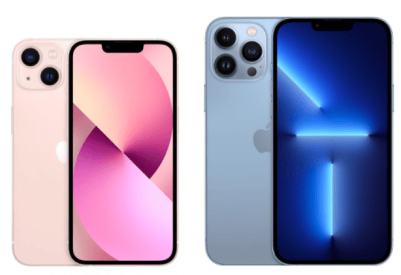 So sánh iPhone 13 và 12 Pro Max về trọng lượng và kích thước sản phẩm