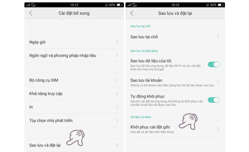 tại sao điện thoại tự tắt nguồn trên Android