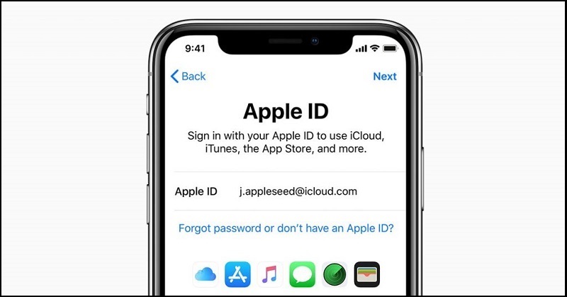 Cần xác minh tài khoản khi tạo iCloud