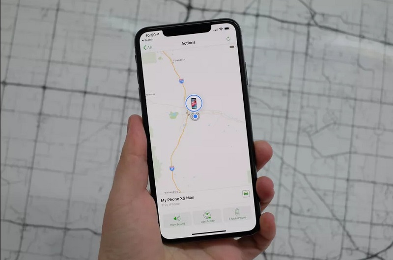 Tính năng định vị qua icloud