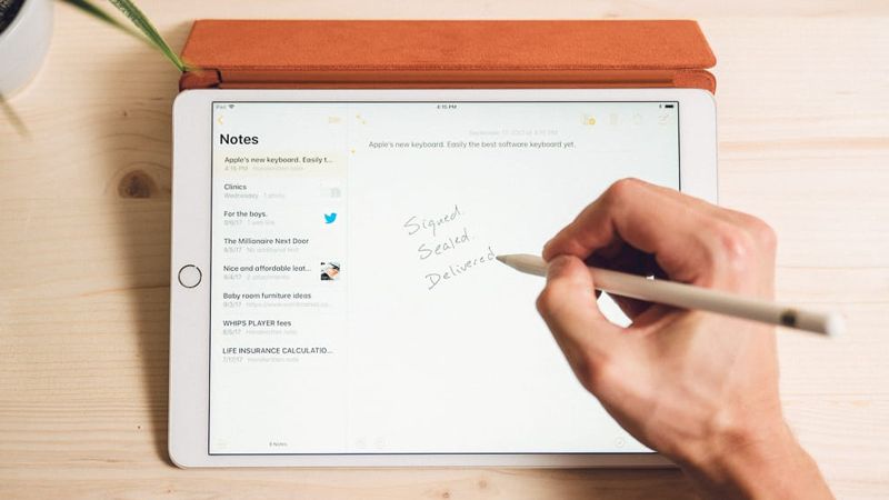 ứng dụng ghi chú trên iPad
