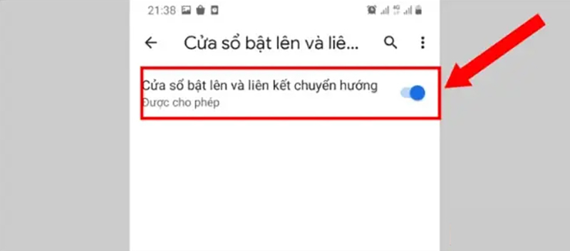 xóa quảng cáo trên màn hình điện thoại