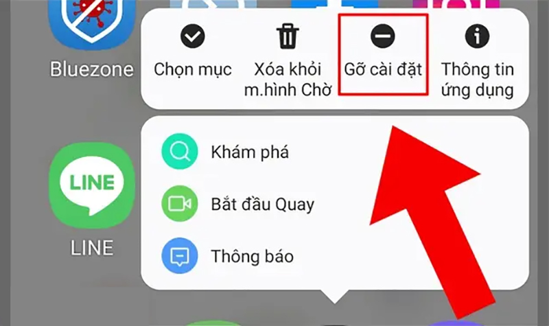 xóa quảng cáo trên màn hình điện thoại