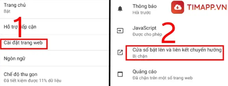 xóa quảng cáo trên màn hình điện thoại