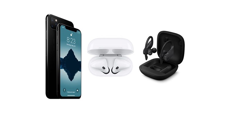 Để tai nghe gần iPhone 11