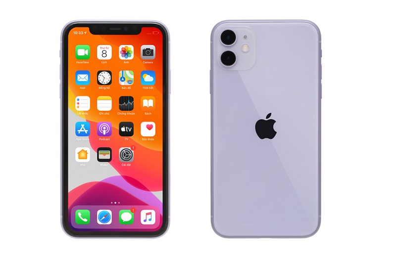 iPhone 11 màu tím khá ấn tượng