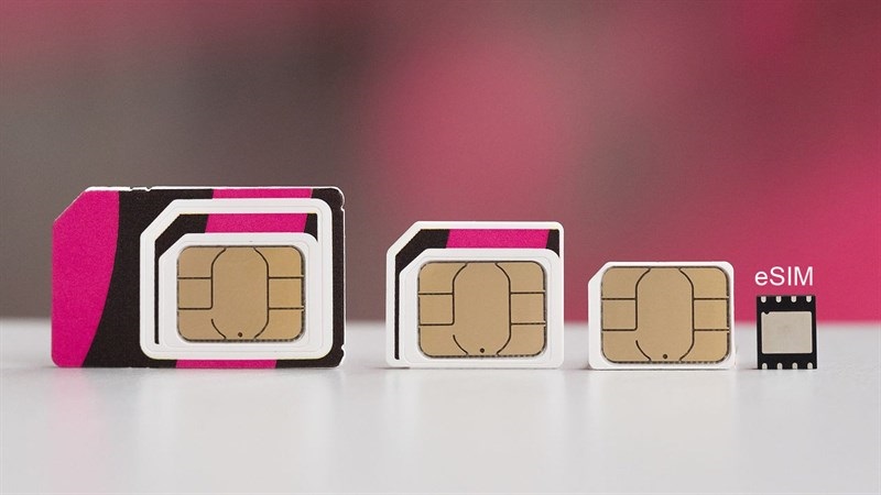eSim khác với sim vật lý