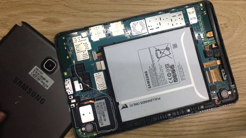 máy tính bảng Samsung bị sập nguồn