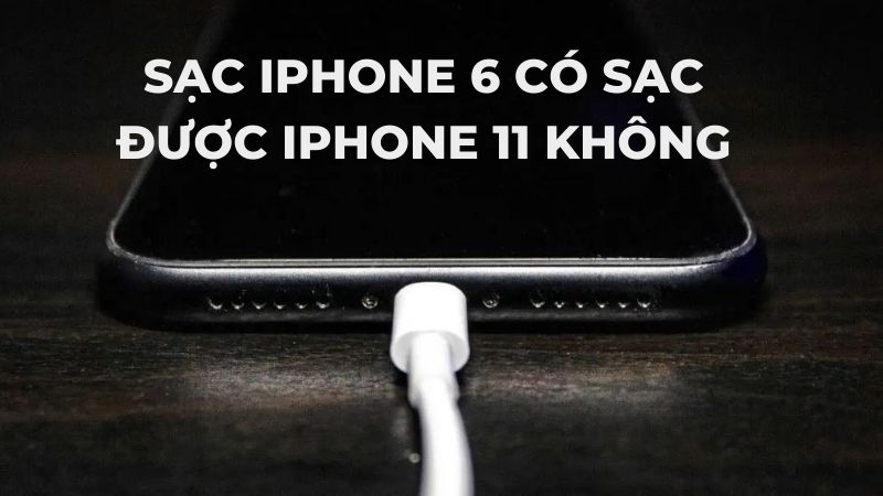 Sạc iPhone 6 có sạc được iPhone 11 không