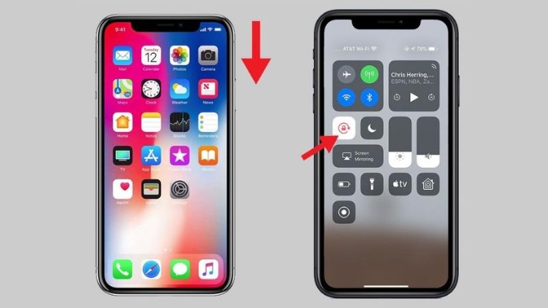 tắt xoay màn hình iphone 11