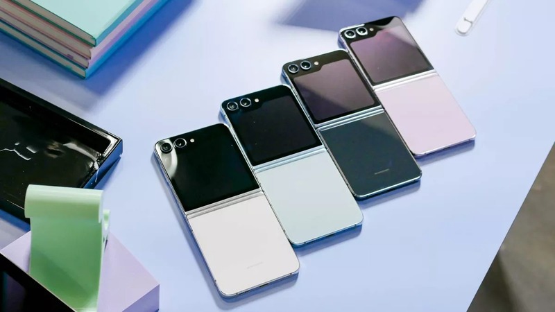 thiết kế màu sắc trên Samsung Galaxy Z Flip 5