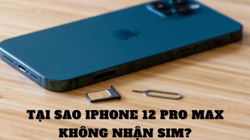 Tại sao iPhone 12 Pro Max không nhận sim