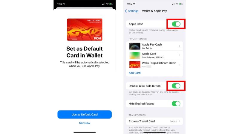 thiet lap apple pay tren iphone