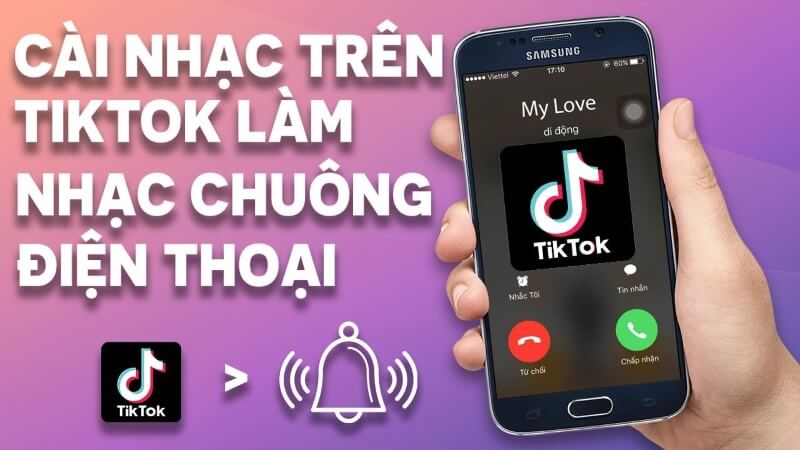 Cách cài nhạc chuông cho Samsung từ Tiktok
