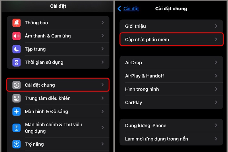 Cách cập nhật iPhone lên iOS 16.6