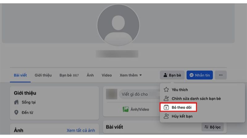 chan facebook tren may tinh
