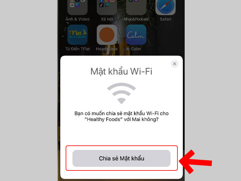 Điều kiện để thực hiện cách chia sẻ mật khẩu WiFi từ iPhone sang iPhone