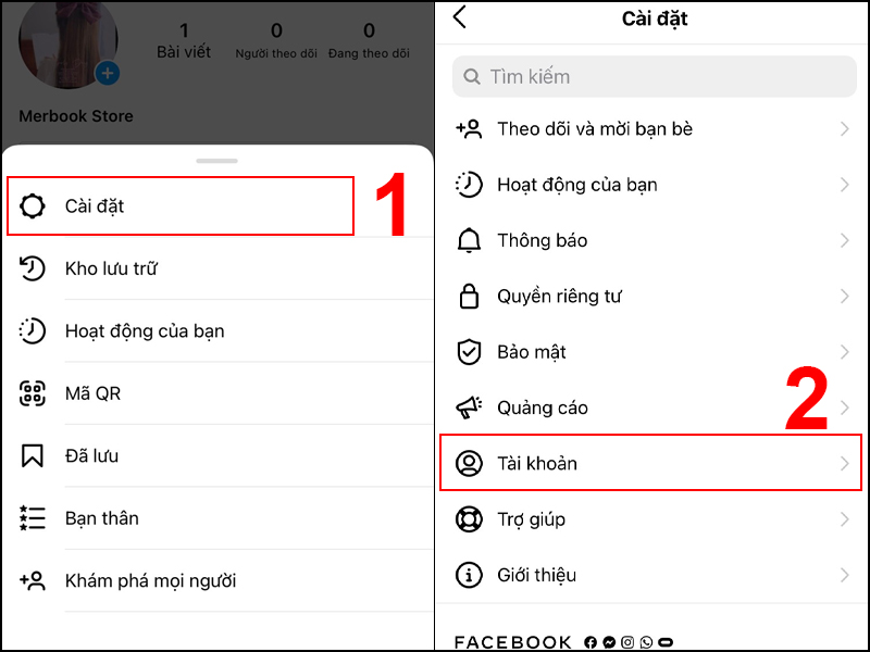 Cách tắt liên kết Instagram với Facebook đơn giản và dễ dàng nhất