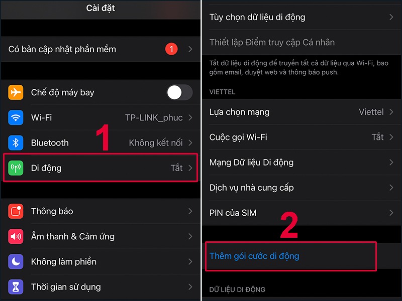 cách dùng 2 sim trên iPhone 12 Pro Max