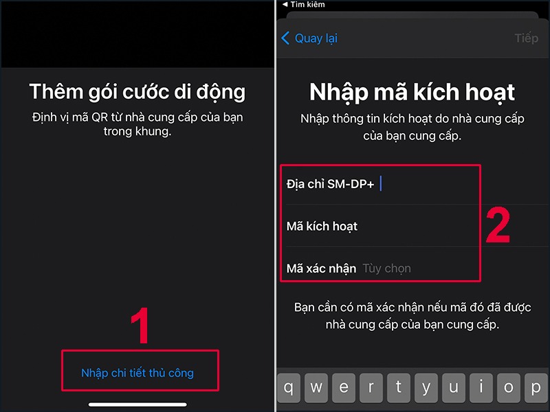 cách dùng 2 sim trên iPhone 12 Pro Max