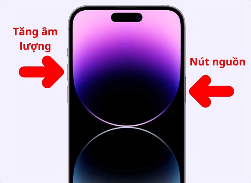 cách chụp màn hình iphone 14