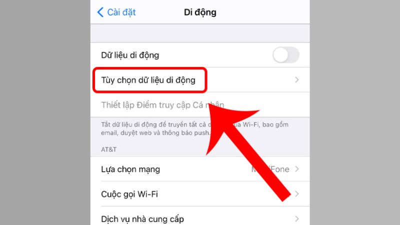 cách khắc phục mạng 4g yếu trên iPhone