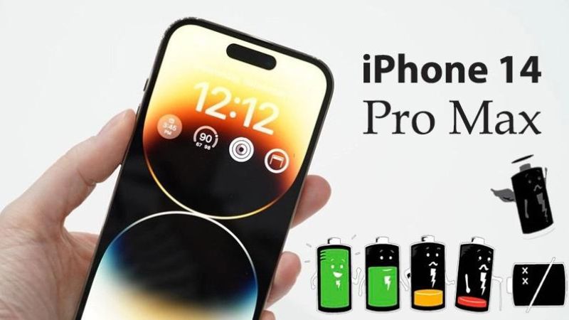 Dấu hiệu iPhone 14 Pro Max sạc không vào pin