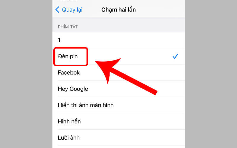 đèn pin iPhone ngoài màn hình khóa