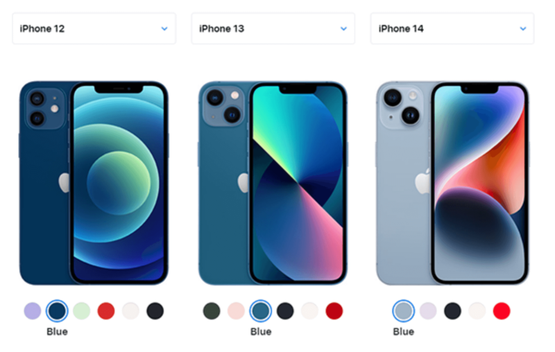Nhận xét khách quan về màu sắc của iPhone 14 Plus màu xanh nhạt