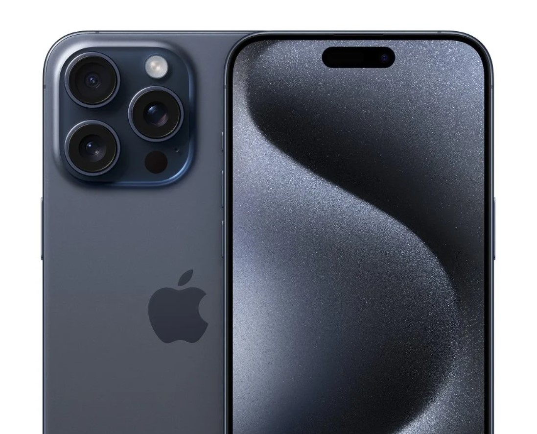 màu xanh titan trên iphone 15 pro max