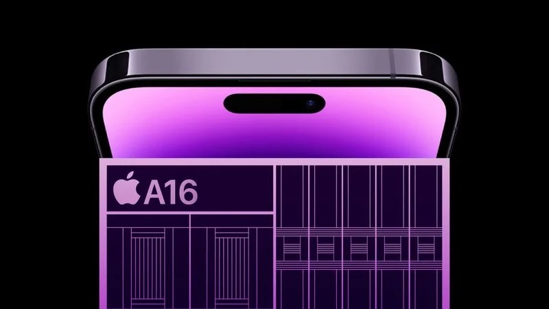 Trang bị Ram 6GB, chip A16 Bionic iphone 14 pro max 256gb cũ