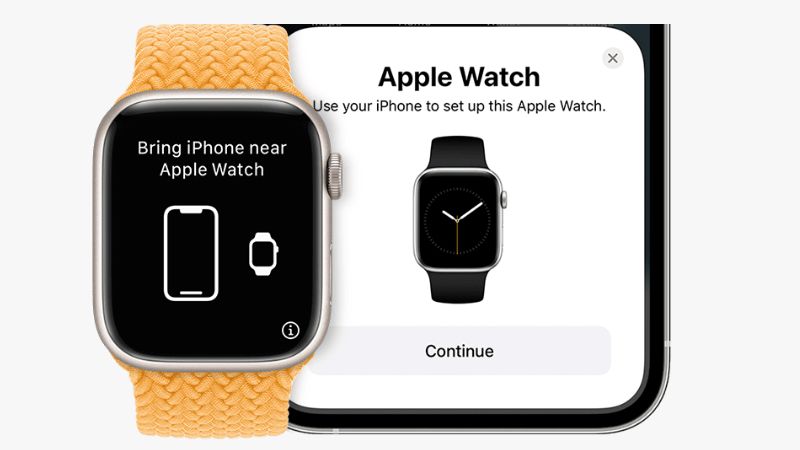 cách kết nối apple watch series 8 với iphone