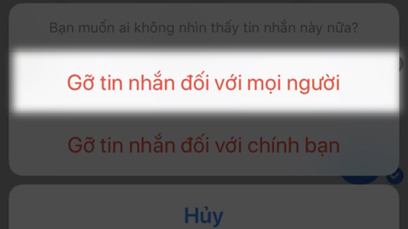 cách xóa ảnh đã gửi trên Messenger vĩnh viễn