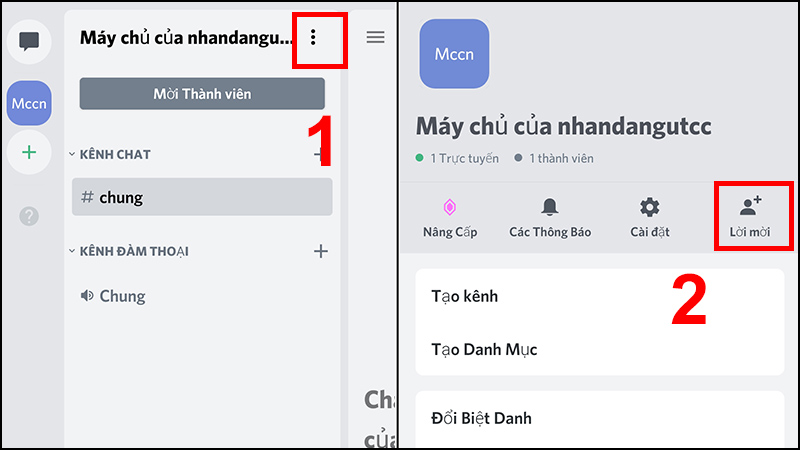 cách dùng Discord trên điện thoại