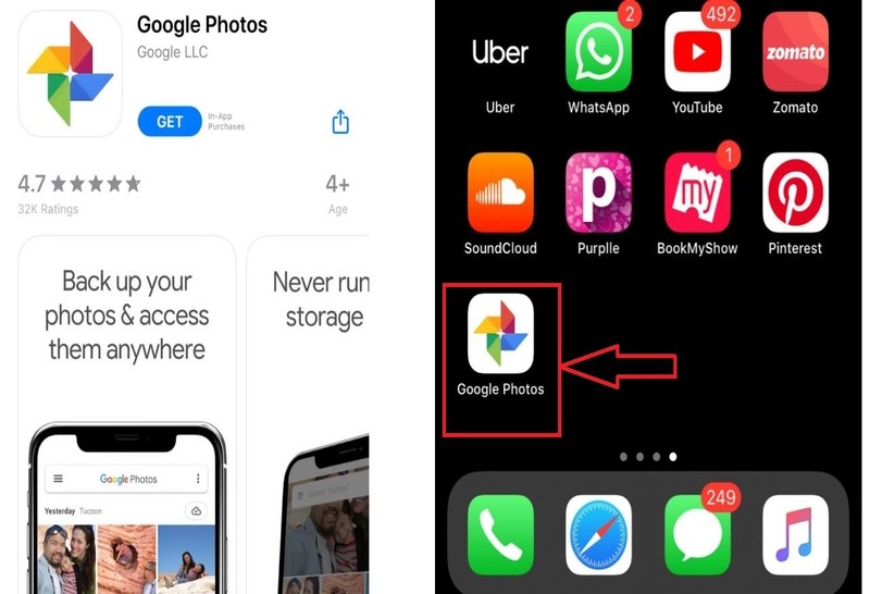 Chuyển ảnh bằng ứng dụng Google Photos