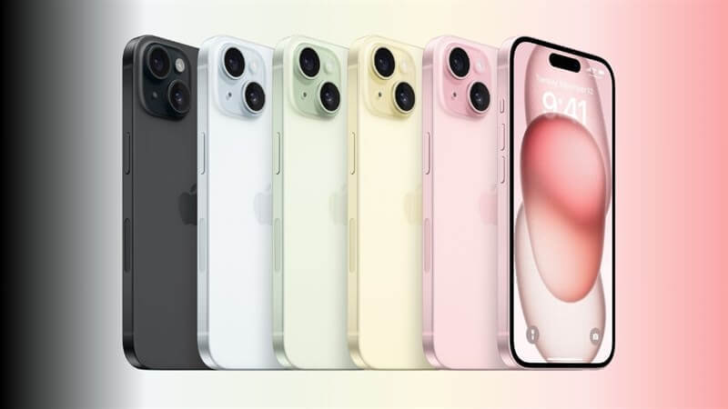 Kích thước iPhone 14 và 15 khác nhau hoàn toàn